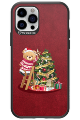 Christmas Bear (Burgundy) - Apple iPhone 12 Pro