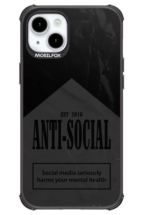 ANTI-SOCIAL (BLVCK) 2.0 - Apple iPhone 15 Plus