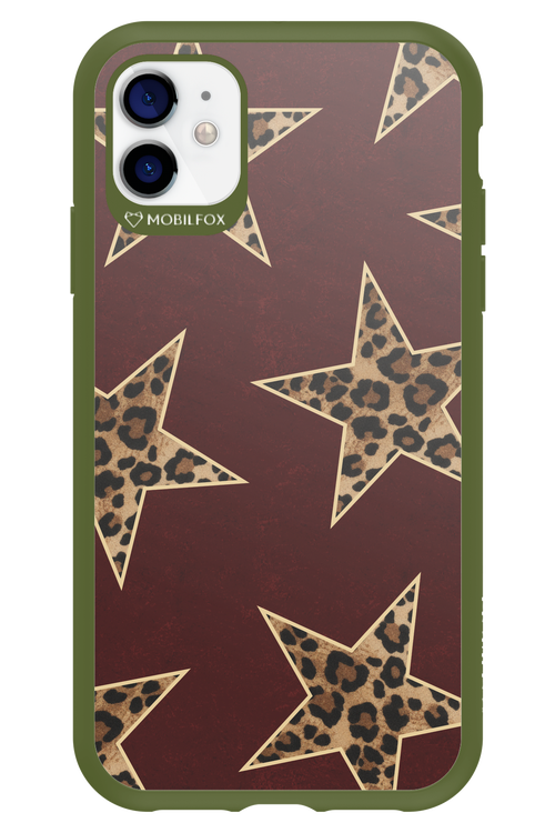 Wild Stars Burgundy - Apple iPhone 11