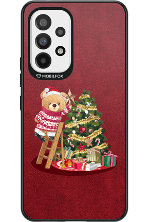 Christmas Bear (Burgundy) - Samsung Galaxy A53