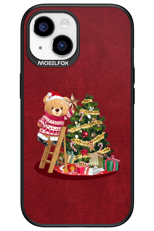 Christmas Bear (Burgundy) - Apple iPhone 15