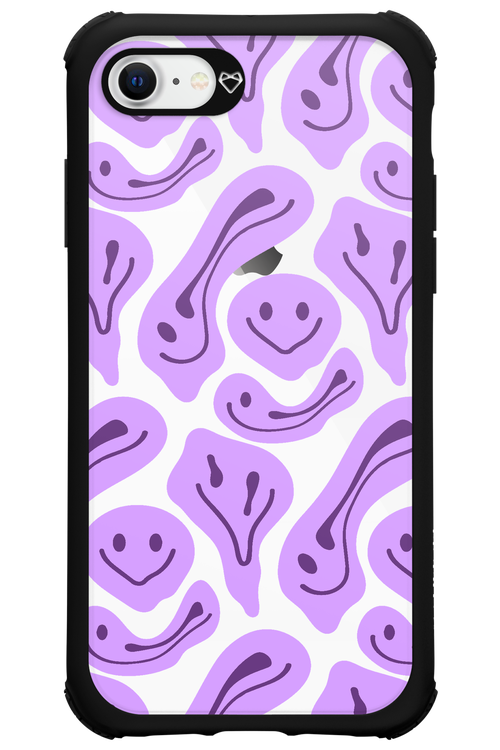 Fluid Smiley Purple - Apple iPhone 8