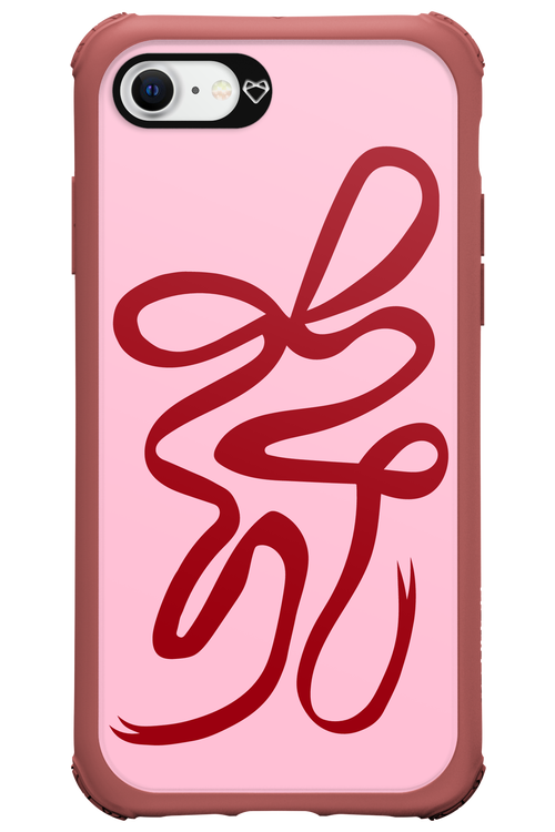 Burgundy Bow - Apple iPhone SE 2020