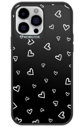 Monochrome Hearts 2.0 - Apple iPhone 13 Pro Max