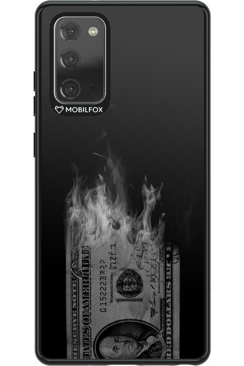 Money Burn B&W - Samsung Galaxy Note 20