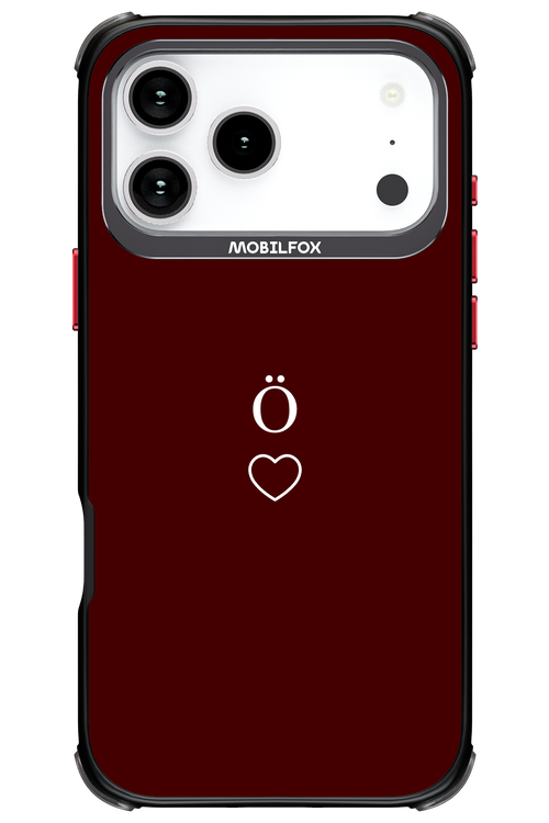 O Burgundia II 2.0 - Apple iPhone 17 Pro Max