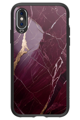 Burgundy Marble - Apple iPhone X