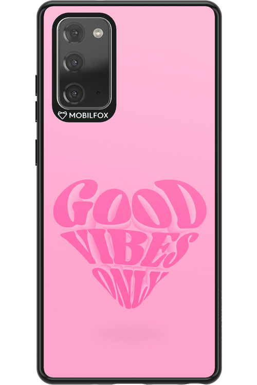 Good Vibes Heart - Samsung Galaxy Note 20
