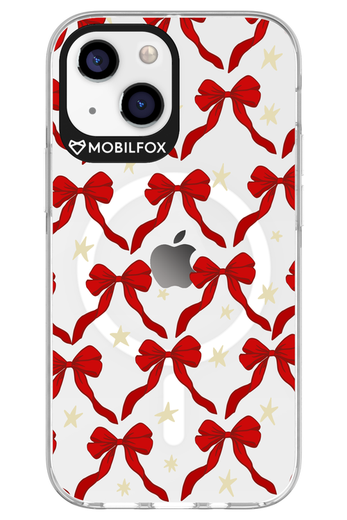 Bow & Stars (Transparent) - Apple iPhone 13 Mini