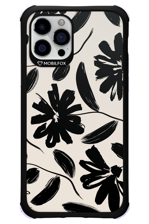 Monochrome Flowerss - Apple iPhone 12 Pro