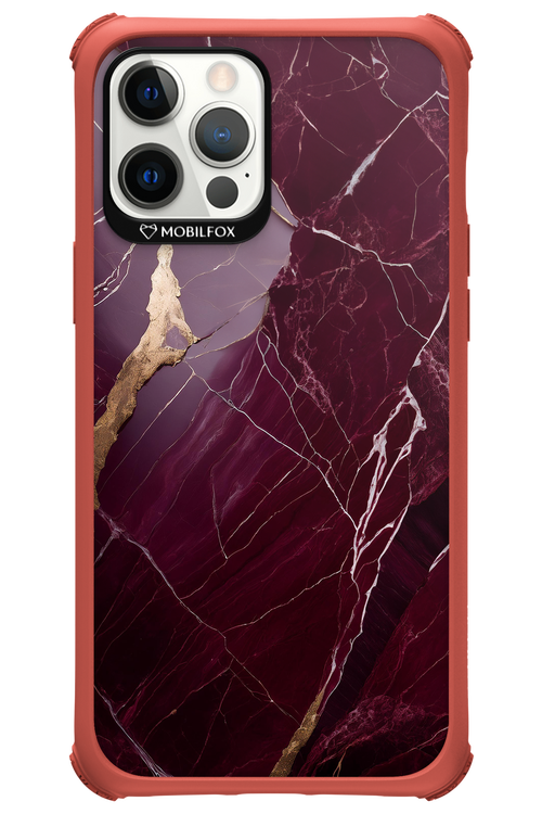 Burgundy Marble - Apple iPhone 12 Pro Max
