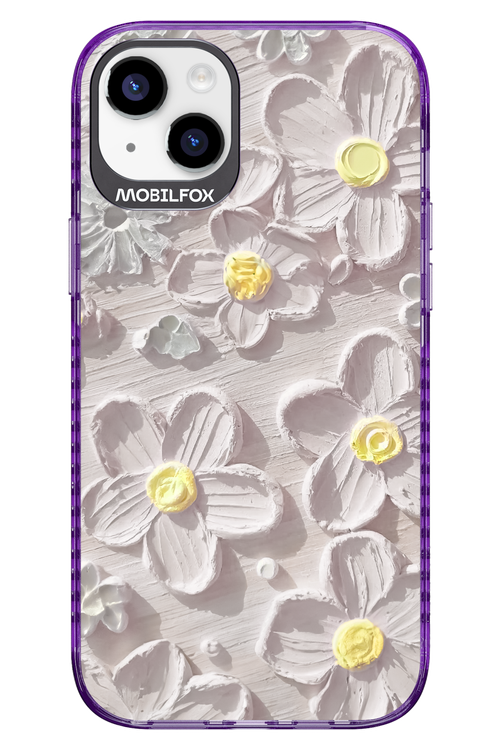 White Flowers - Apple iPhone 14 Plus