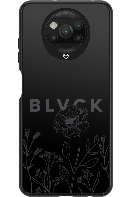 Black Flowers - Xiaomi Poco X3 Pro