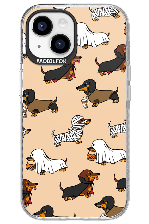 Scary Dachshund - Apple iPhone 15