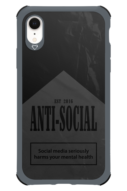 ANTI-SOCIAL (BLVCK) 2.0 - Apple iPhone XR