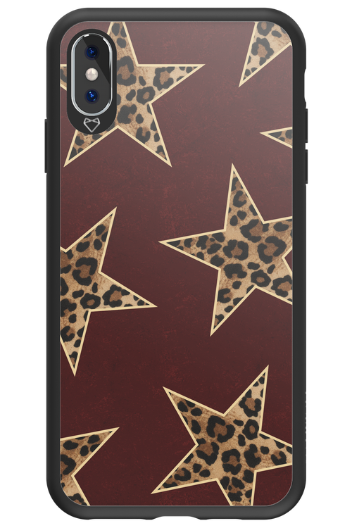 Wild Stars Burgundy - Apple iPhone XS Max