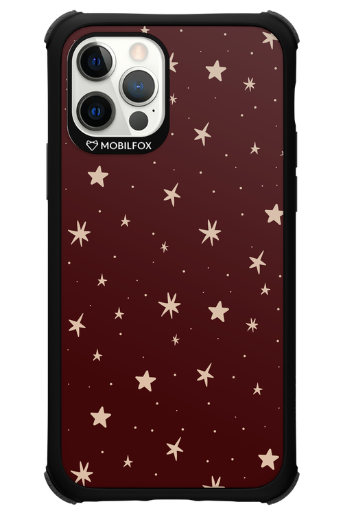 Burgundy Stars - Apple iPhone 12 Pro