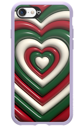 XMAS Hearts - Apple iPhone 8