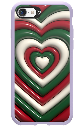 XMAS Hearts - Apple iPhone 8