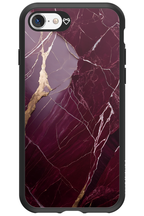 Burgundy Marble - Apple iPhone 8