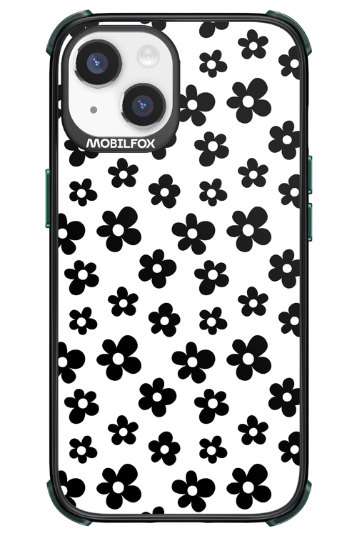 Monochrome Flowers  - Apple iPhone 14
