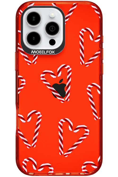 Candy Cane Hearts - Apple iPhone 16 Pro Max