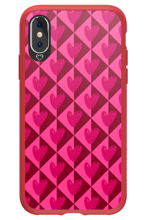 Holiday Heartss - Apple iPhone X