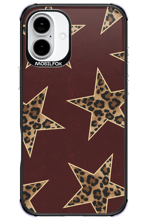 Wild Stars Burgundy - Apple iPhone 16 Plus