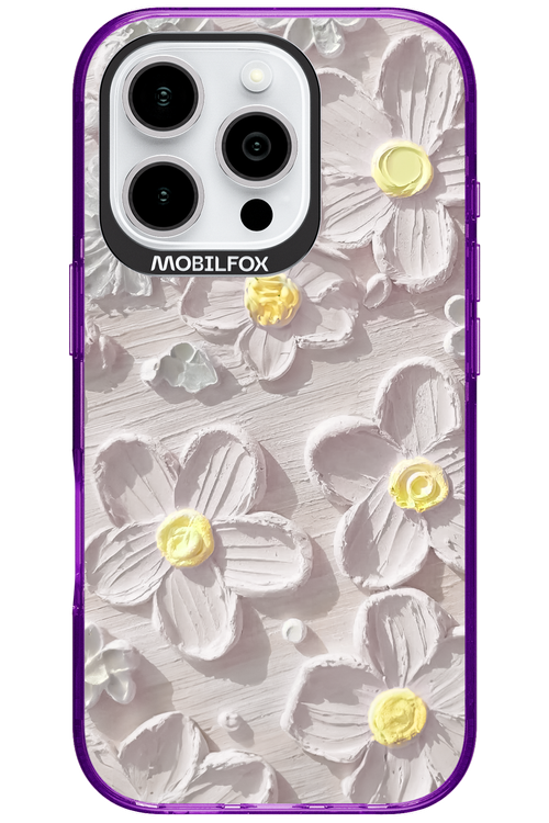 White Flowers - Apple iPhone 16 Pro