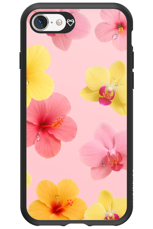 Sunset Flowers - Apple iPhone 8