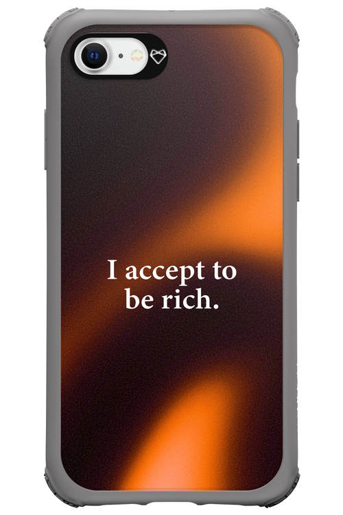 I accept to be rich - Apple iPhone 8
