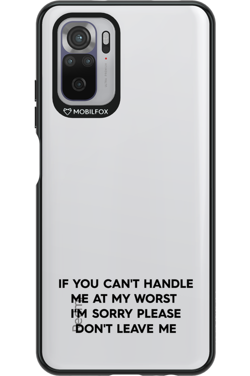 Sorry - Xiaomi Redmi Note 10