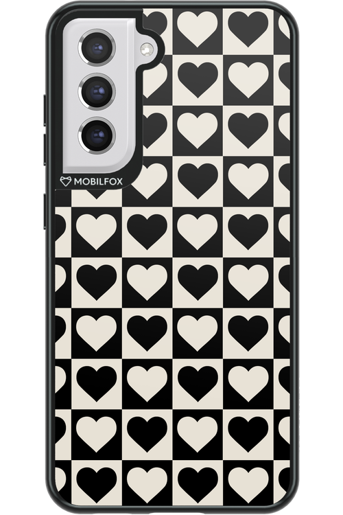 Checkered Heart - Samsung Galaxy S21 FE