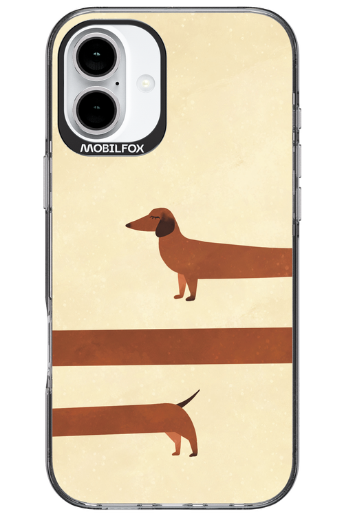 Stretchy Dog - Apple iPhone 16 Plus