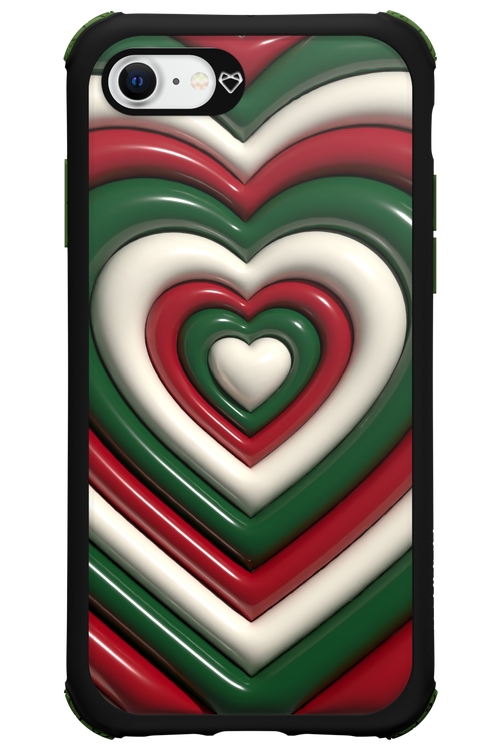 XMAS Hearts - Apple iPhone SE 2022