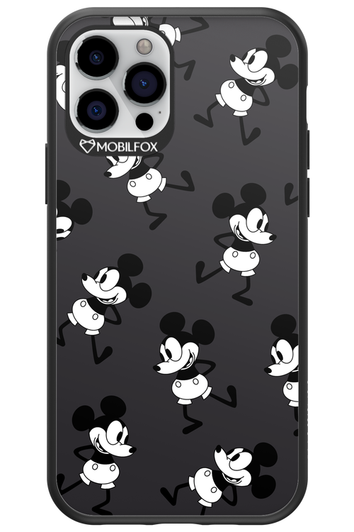 Iconic Mouse (antracite pattern) - Apple iPhone 12 Pro