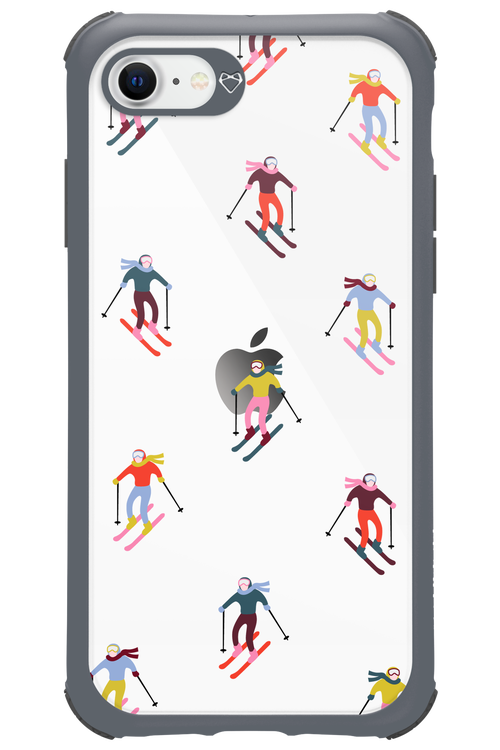 Snow Motion (Transparent) - Apple iPhone SE 2022