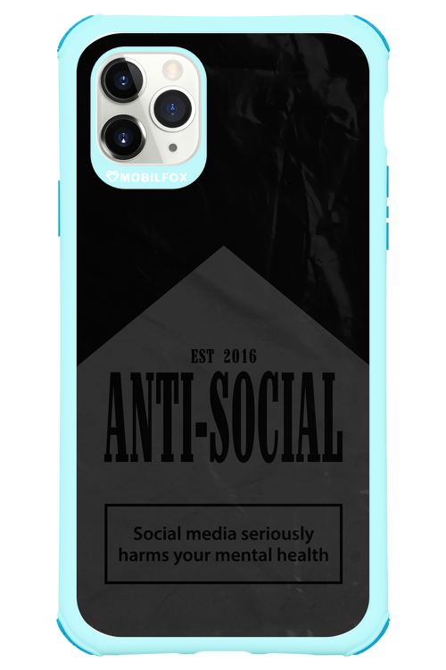 ANTI-SOCIAL (BLVCK) 2.0 - Apple iPhone 11 Pro Max