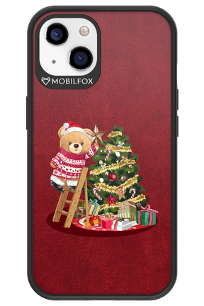 Christmas Bear (Burgundy) - Apple iPhone 13