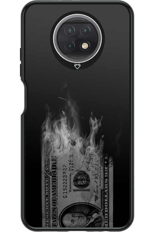 Money Burn B&W - Xiaomi Redmi Note 9T 5G