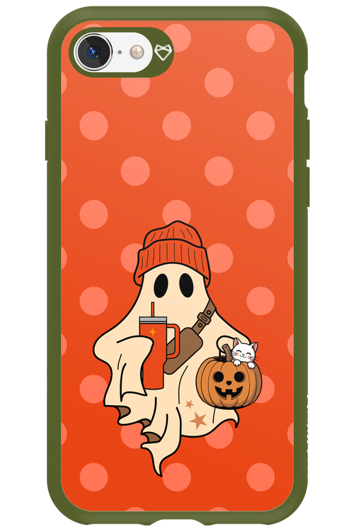 Ghost Girl (Orange) - Apple iPhone 8