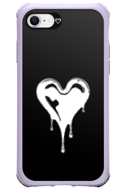 Heart Black - Apple iPhone 7