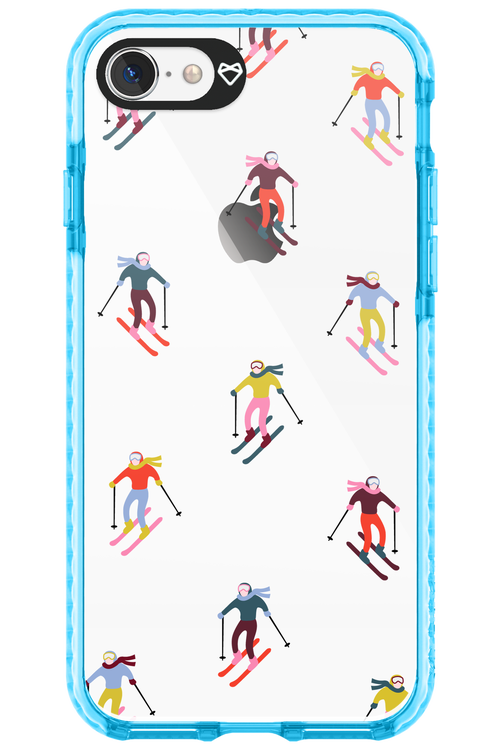 Snow Motion (Transparent) - Apple iPhone 8