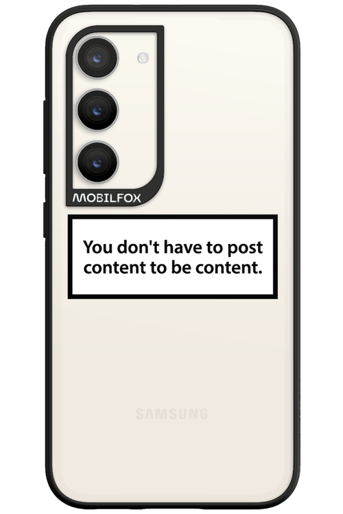 Content - Samsung Galaxy S23