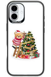 Christmas Bear (Transparent) - Apple iPhone 16 Plus
