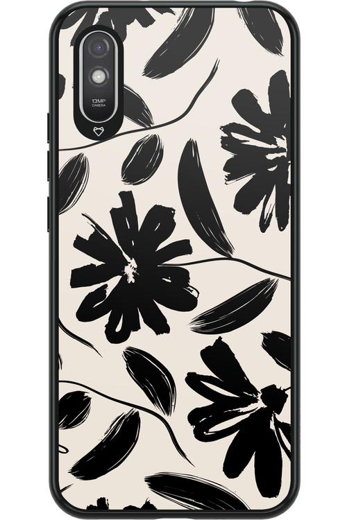 Monochrome Flowerss 2.0 - Xiaomi Redmi 9A