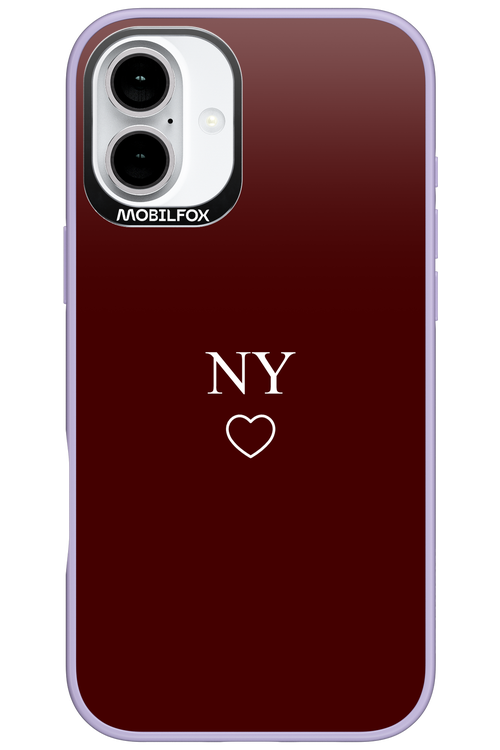 NY Burgundia 2.0 - Apple iPhone 16 Plus