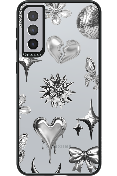 Silver Zone Transparent - Samsung Galaxy S21+