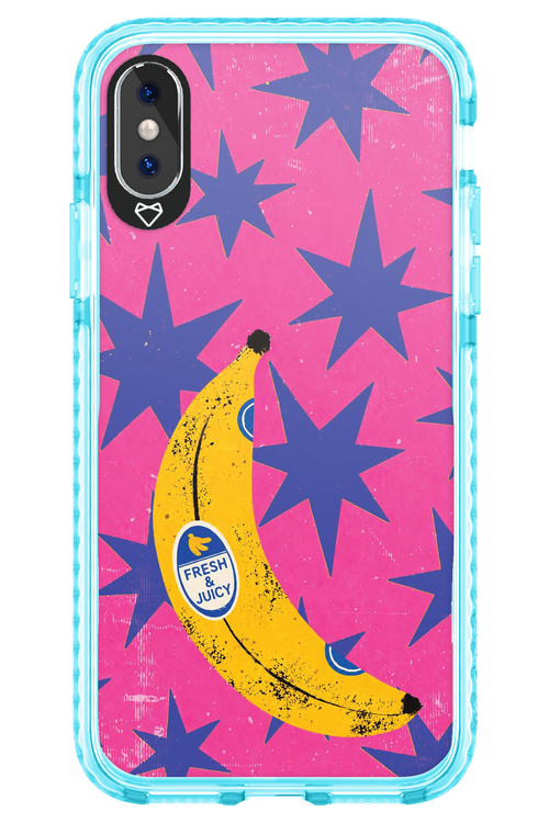 BANANA POP BLUE 2.0 - Apple iPhone XS