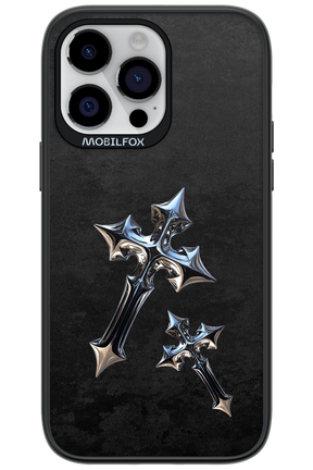 Chrome Crosses - Apple iPhone 14 Pro Max